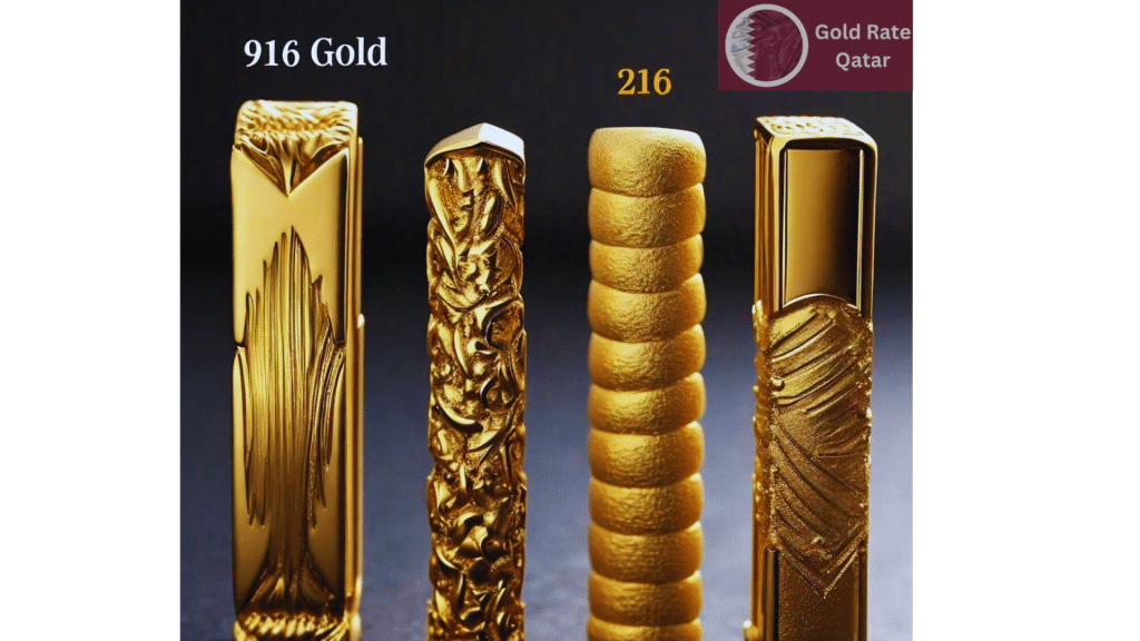 Gold Alloys of different karat